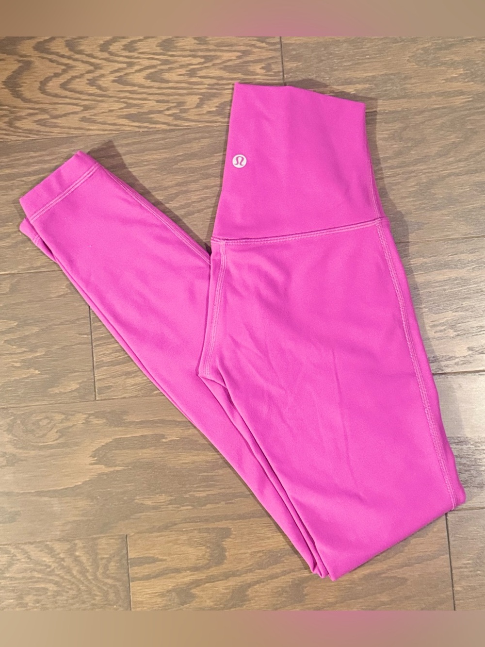 Lululemon Align High-Rise Pant 25” Nulu Leggings Pink Magenta Size 0